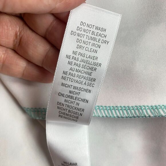 ADRIANNA PAPELL Multi Aqua Floral Scuba Womens Sz 4 Fit & Flare Cocktail Dress - Picture 7 of 10